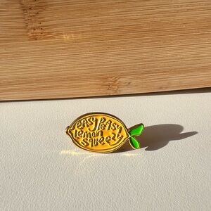 Easy Peasy Lemon Squeezy Enamel Pin